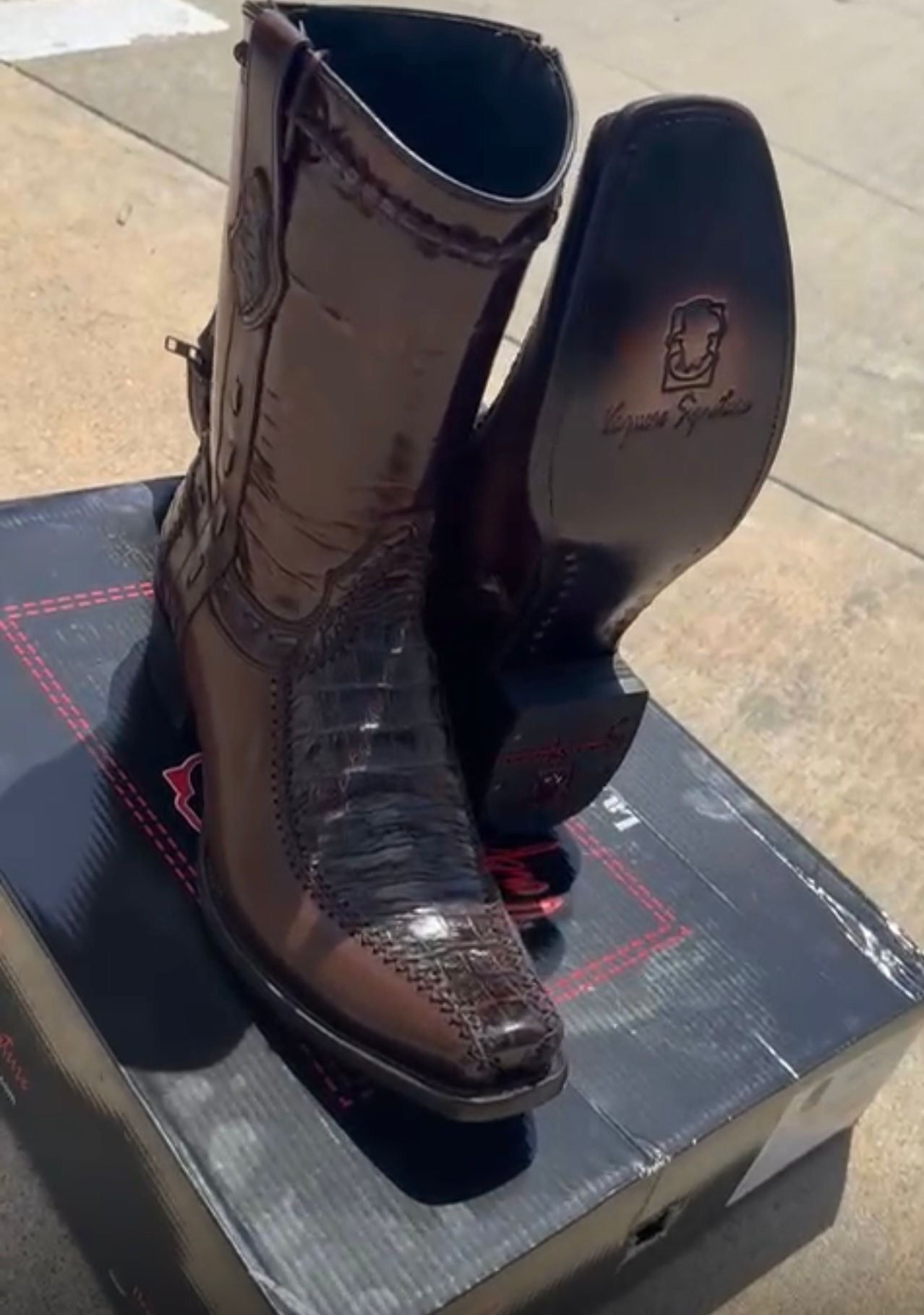Botas de Piel de Cocodrilo 'El Patrón'
