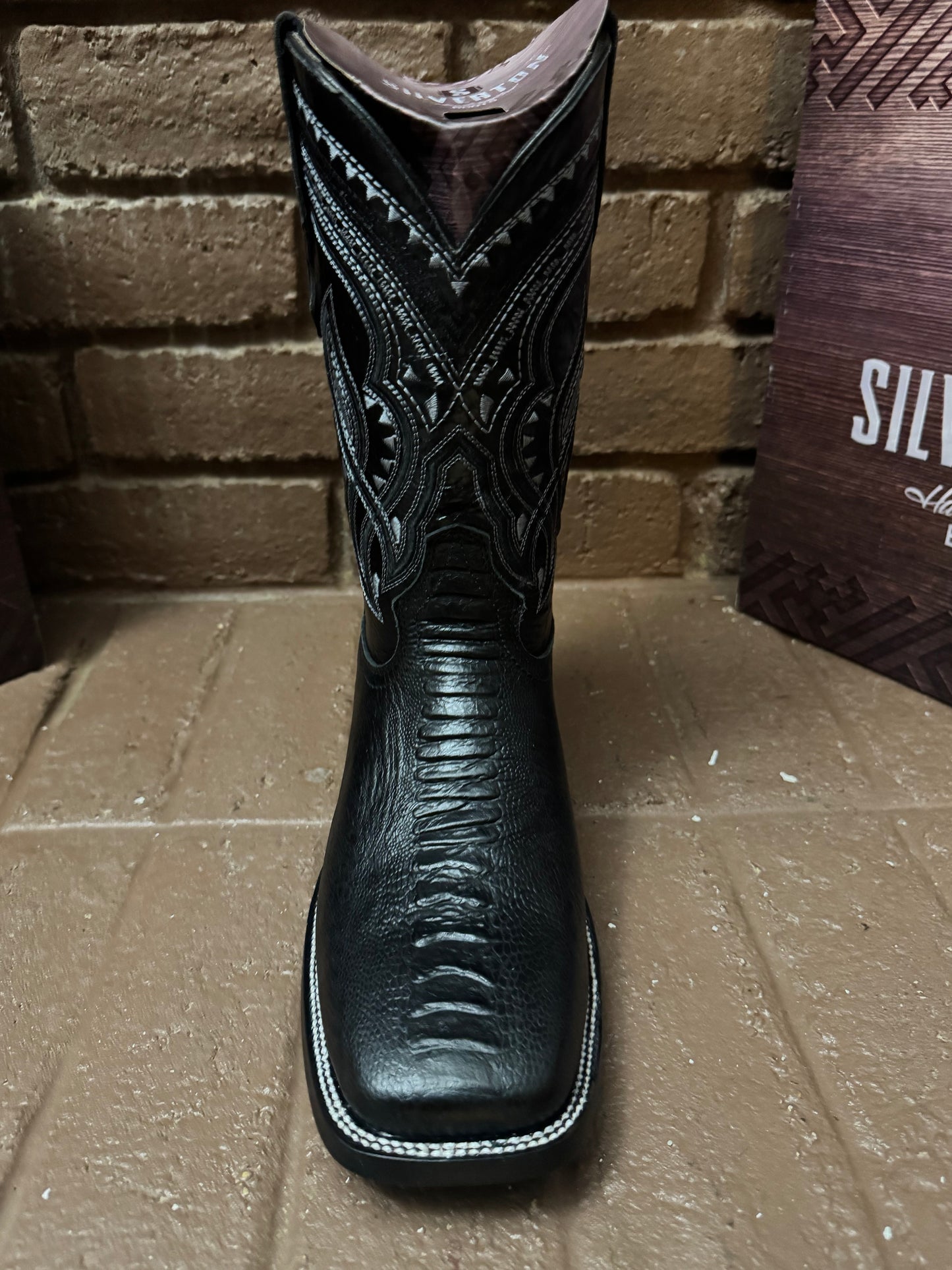 Ostrich print leg