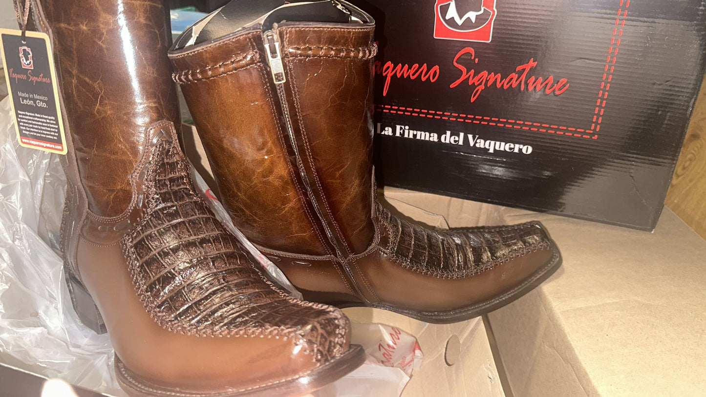 Botas de Piel de Cocodrilo 'El Patrón'