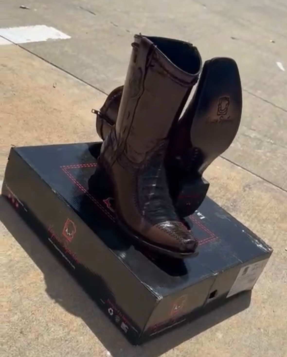 Botas de Piel de Cocodrilo 'El Patrón'