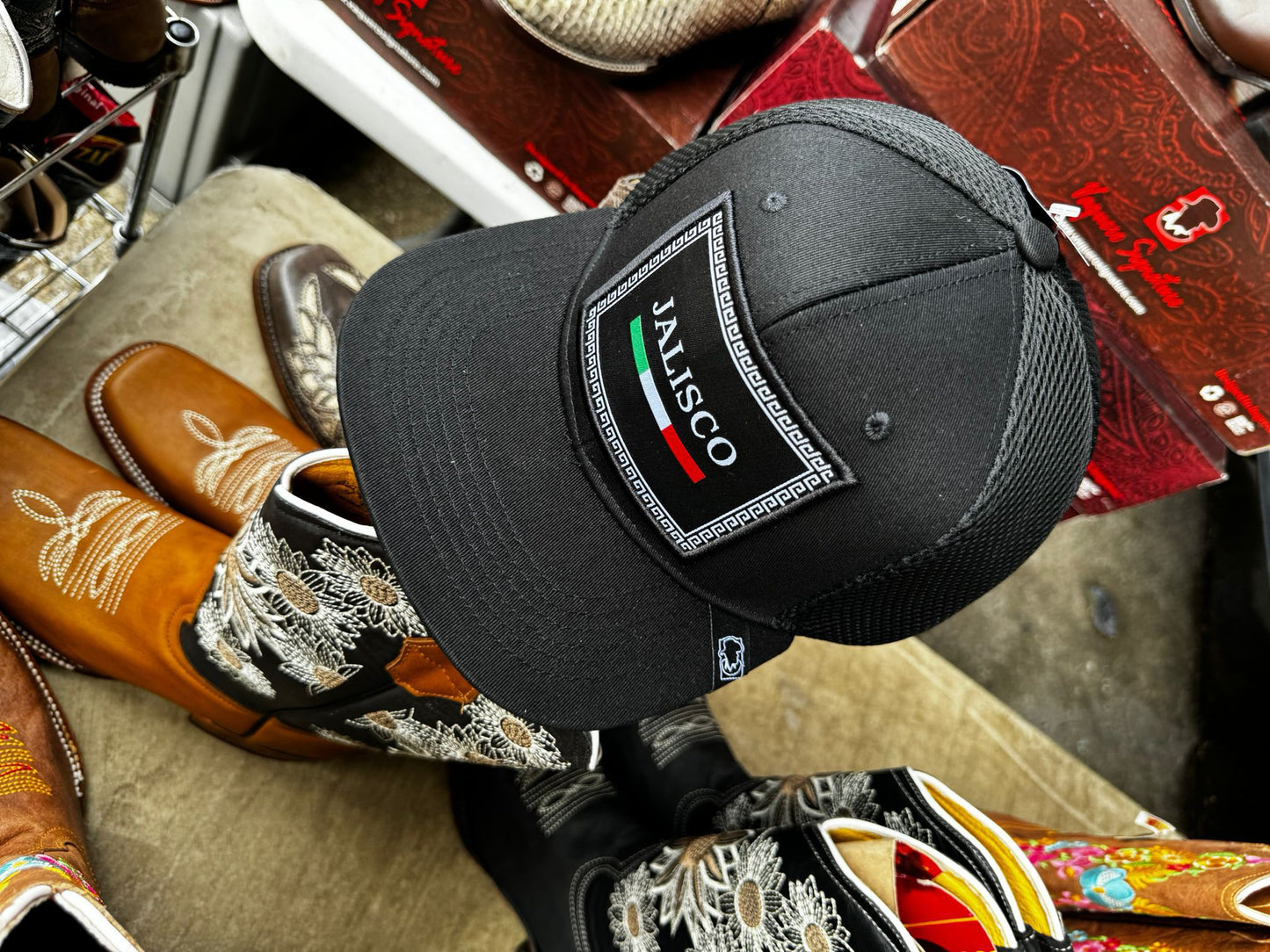 Gorra / Black Trucker-hat