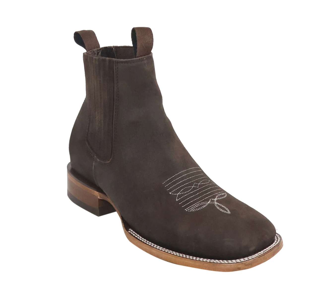TONY BUCK - Wide Square Toe Short Boots