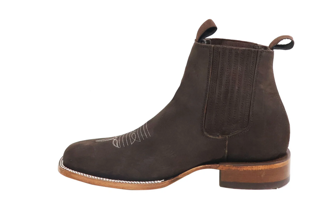 TONY BUCK - Wide Square Toe Short Boots
