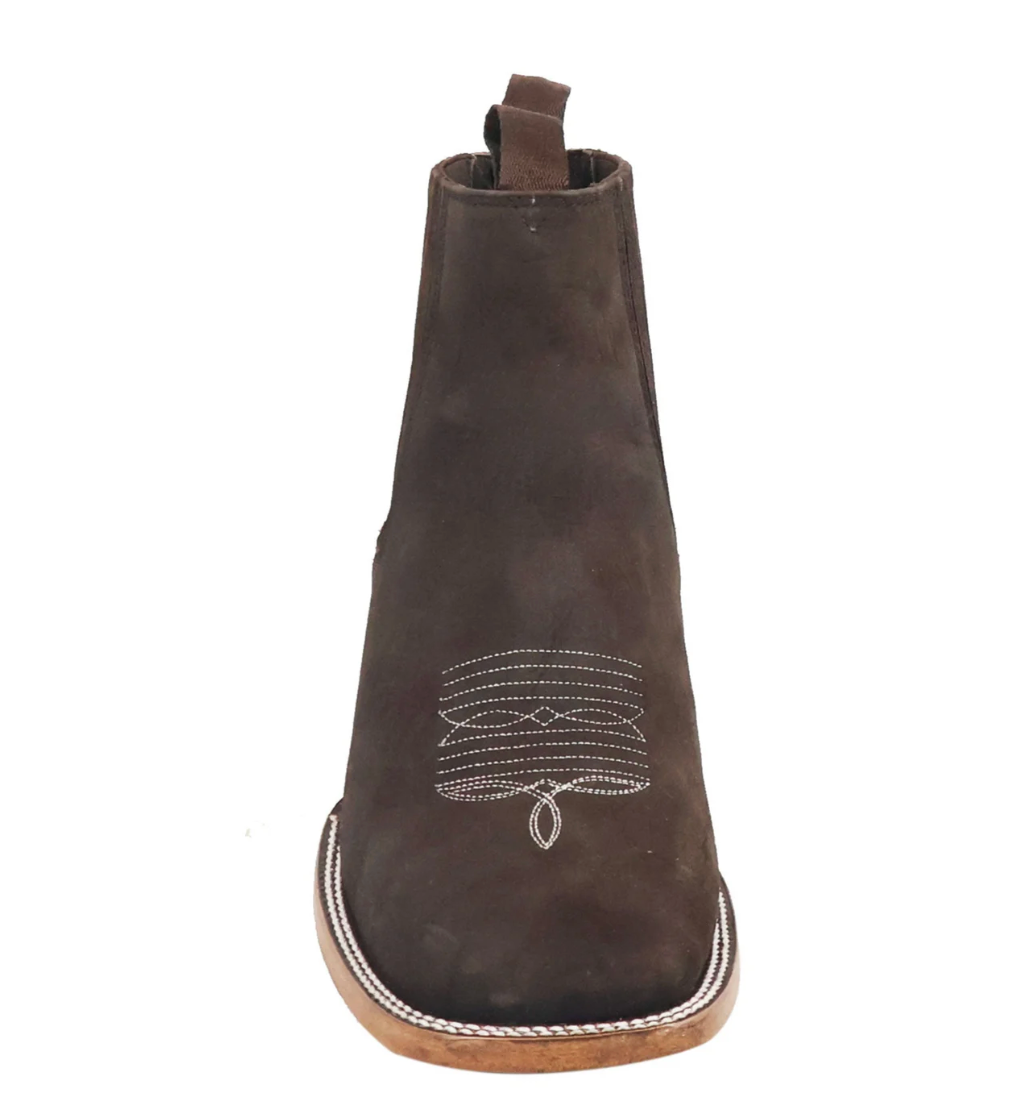 TONY BUCK - Wide Square Toe Short Boots