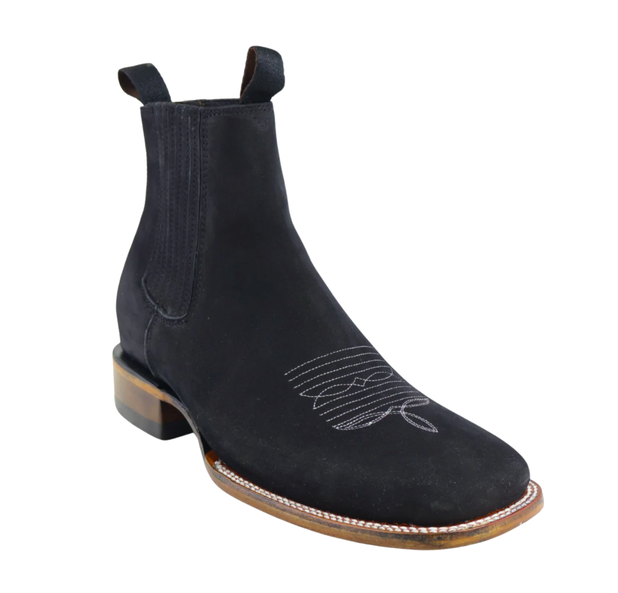 TONY BUCK - Wide Square Toe Short Boots