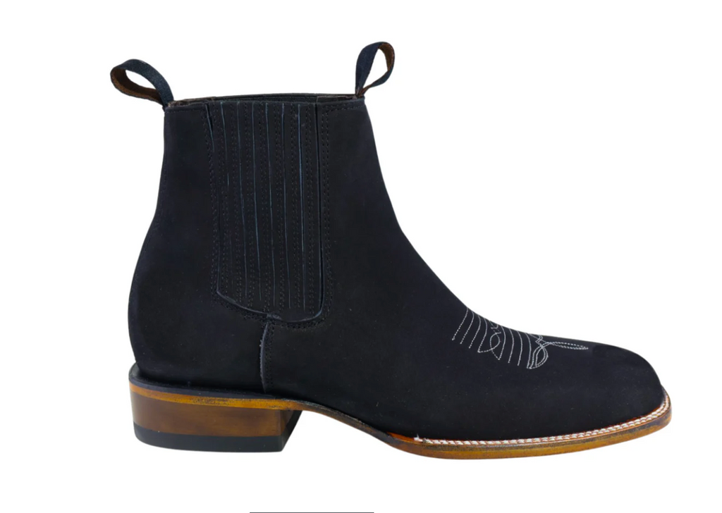 TONY BUCK - Wide Square Toe Short Boots