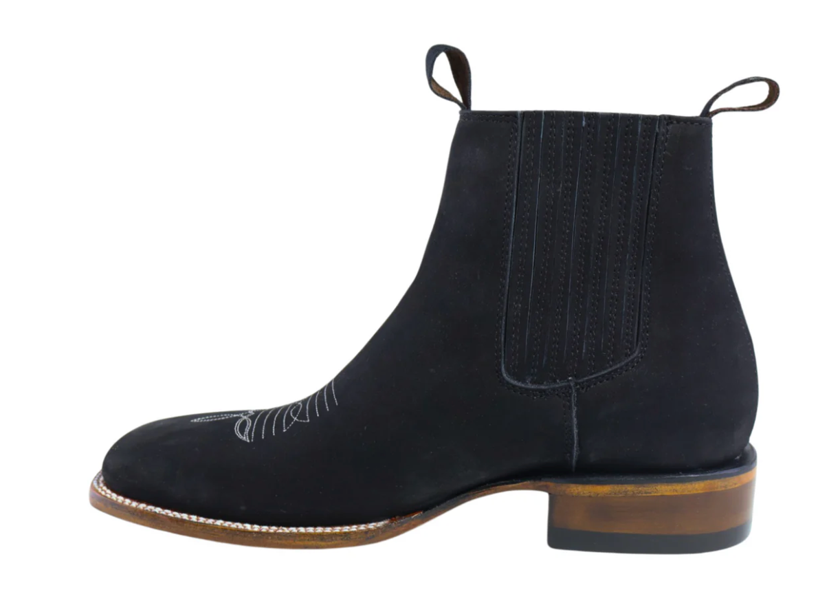 TONY BUCK - Wide Square Toe Short Boots