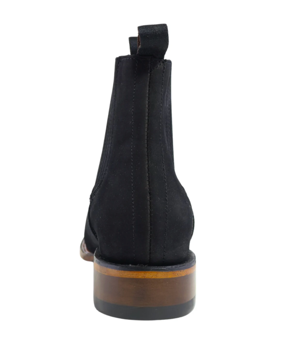 TONY BUCK - Wide Square Toe Short Boots