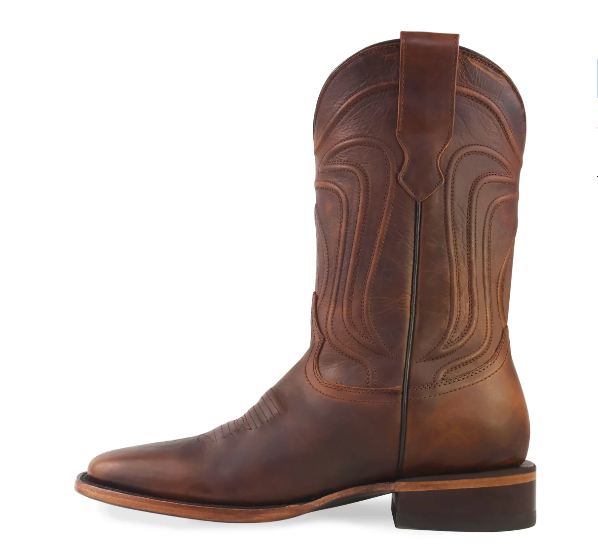 DUKE -  Wide Square Toe Boots
