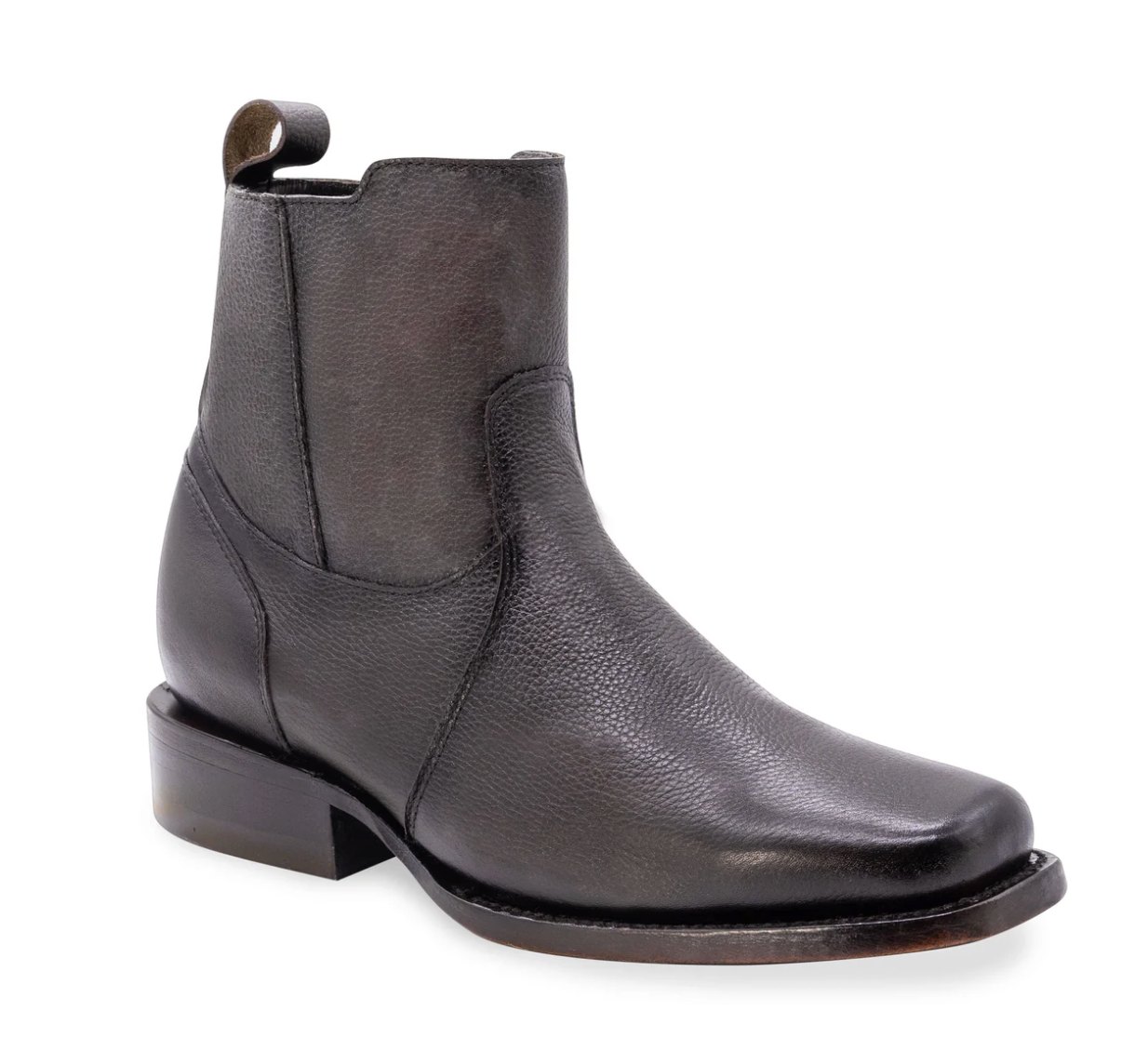 CLAY - Square Toe Short Boots