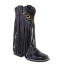 CHOLE FRINGE - Square Toe Boots