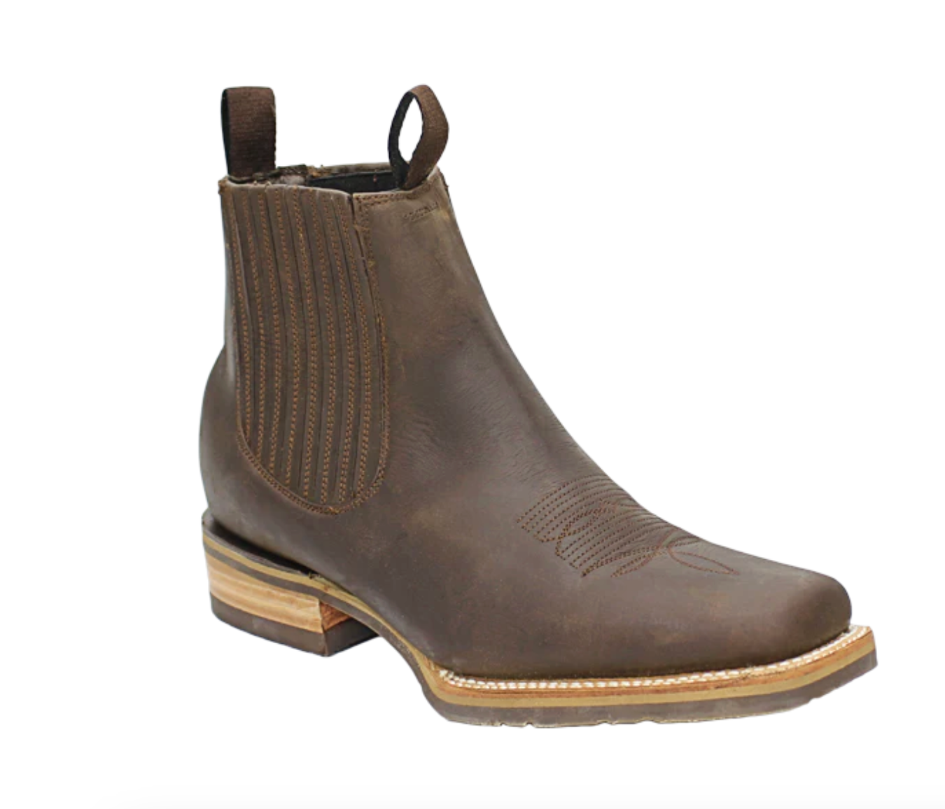 CRAZY - Square Toe Short Boots