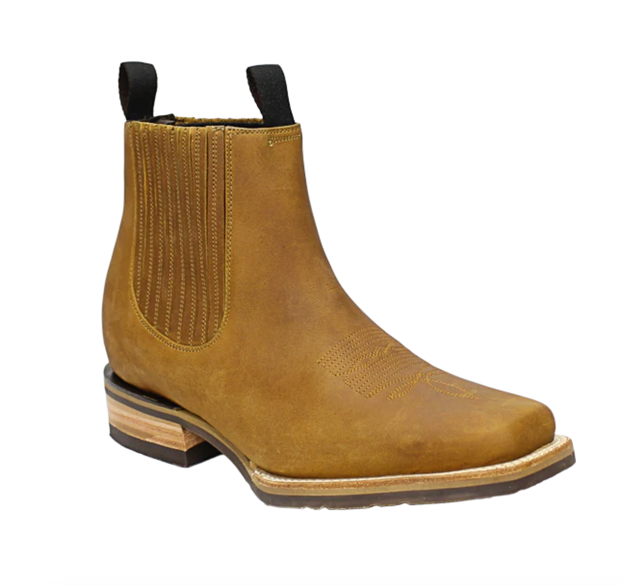 CRAZY - Square Toe Short Boots