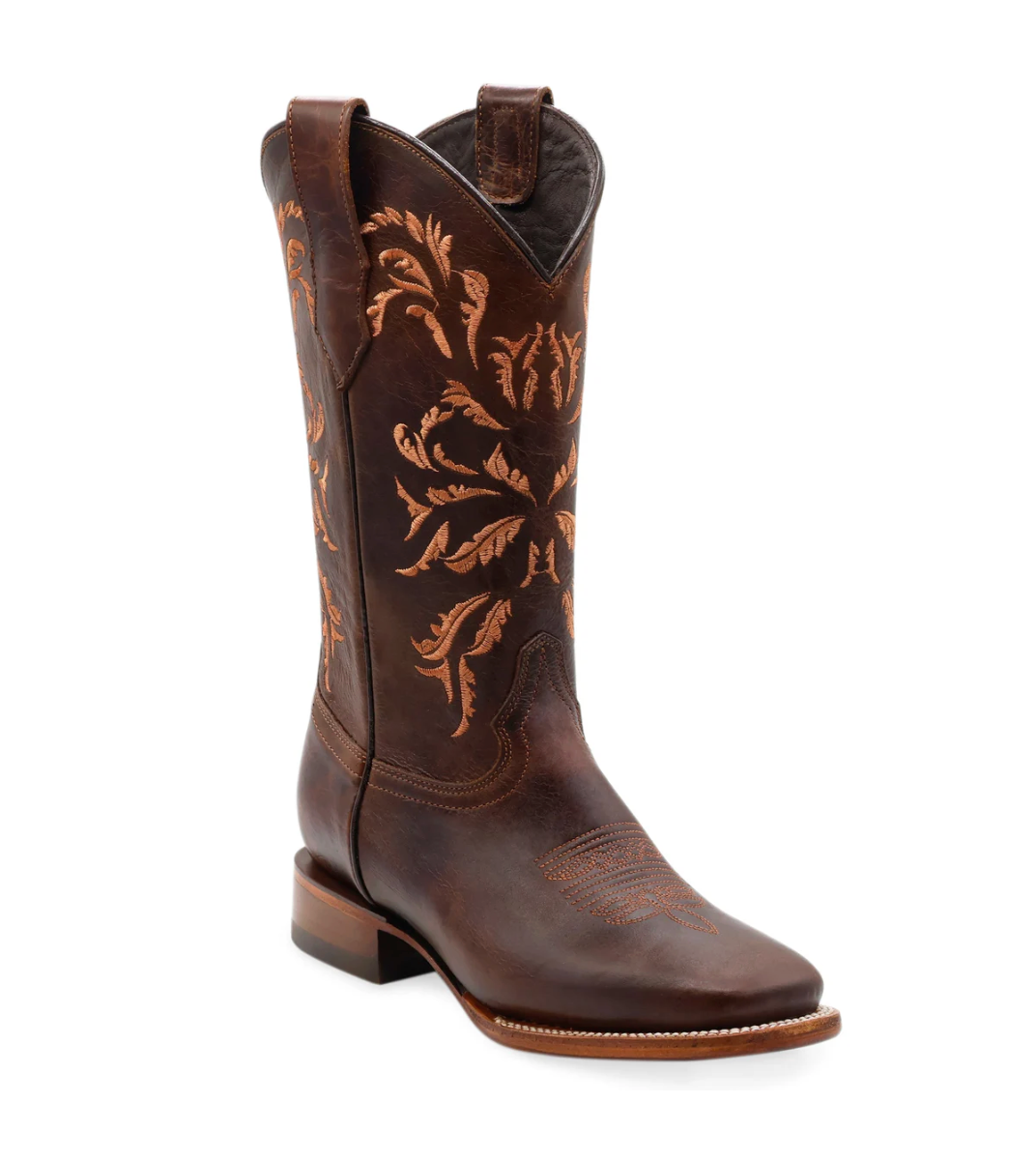OLIVIA - Wide Square Toe Boots