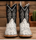 Bota de niño, pelo de vaca