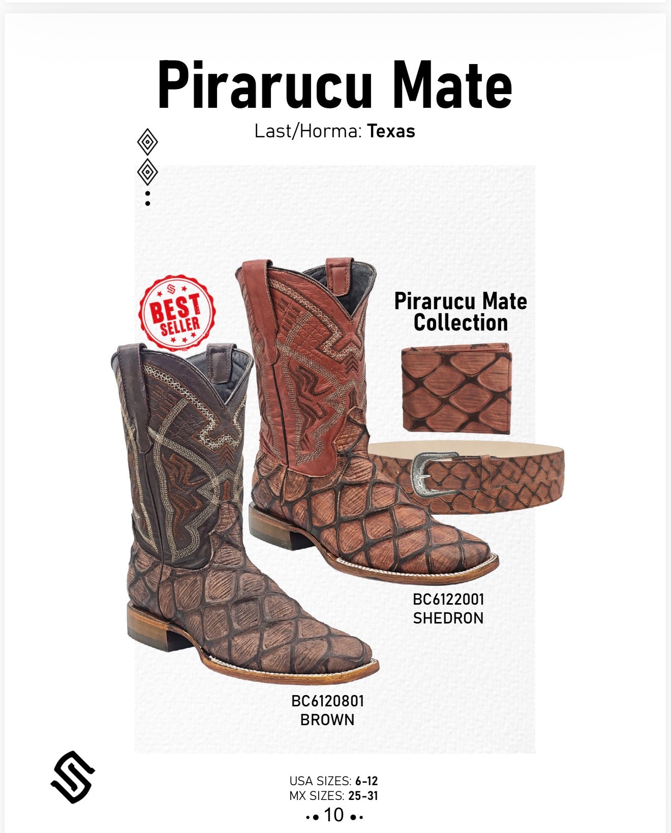Botas Pirarucu
