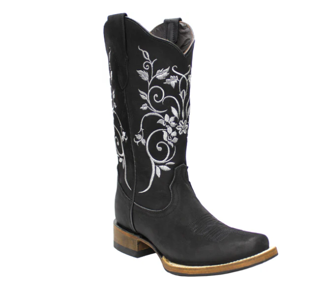 JENNIFER - Wide Square Toe Boots