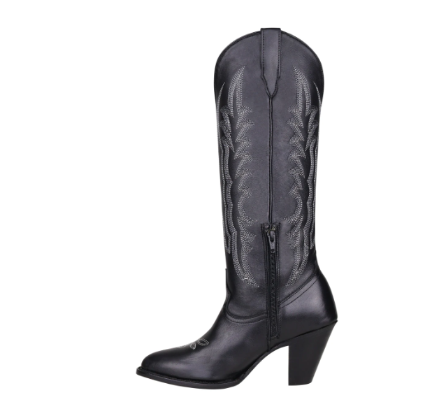 DESTINY - Snip Toe Knee High Boots
