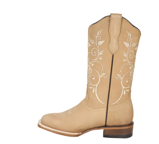 JENNIFER - Wide Square Toe Boots
