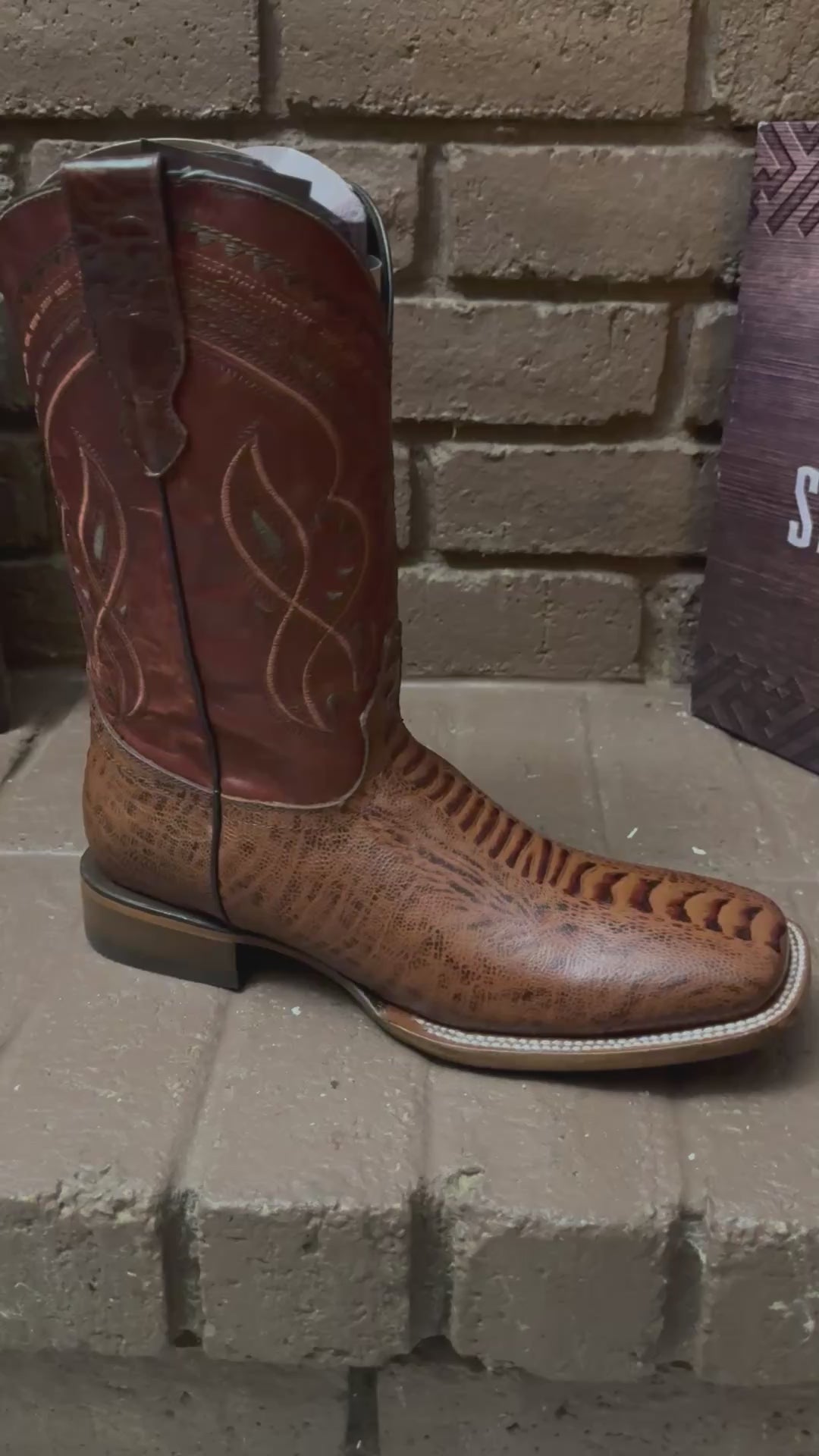 Ostrich print leg